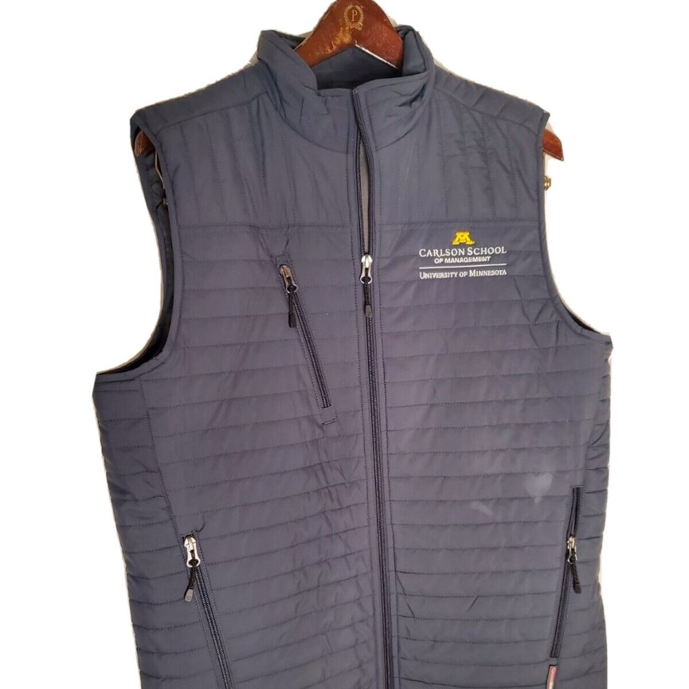 Carlson School of Management Quilted Vest - MEDIUM - New - Minnesota Seller!
